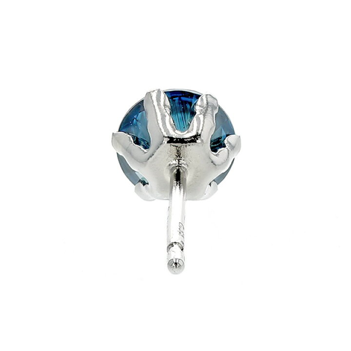 楽天市場】ブルーダイヤモンド ピアス 片耳用 0.18〜0.2ct FANCY DEEP 