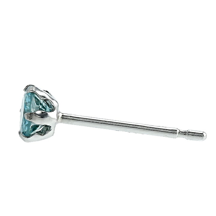 楽天市場】ブルーダイヤモンド ピアス 片耳用 0.1ct FANCY DEEP GREEN 