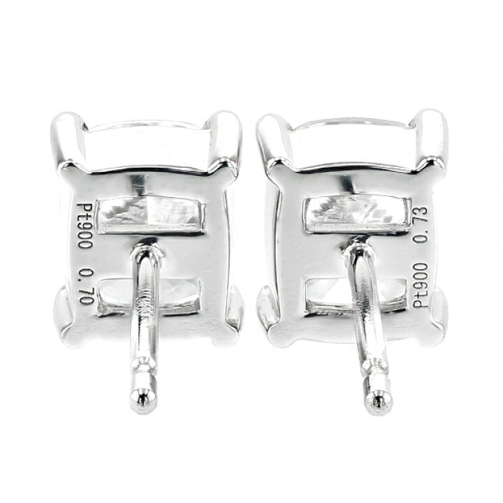 楽天市場】ダイヤモンド ピアス 1.43ct(Total) E〜F VS1 クッション  