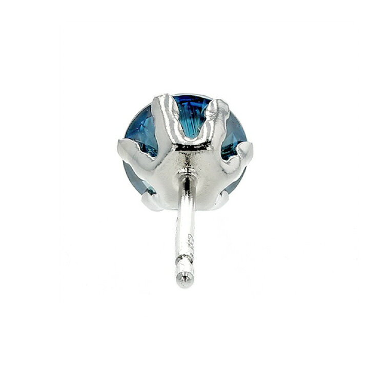 楽天市場】ブルーダイヤモンド ピアス (片耳用) 0.7～0.8ct FANCY DEEP 