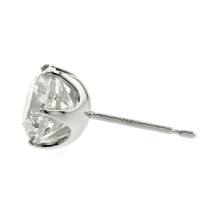 楽天市場】ダイヤモンド ピアス(片耳用) 1ct I I1 GOOD プラチナ Pt900  
