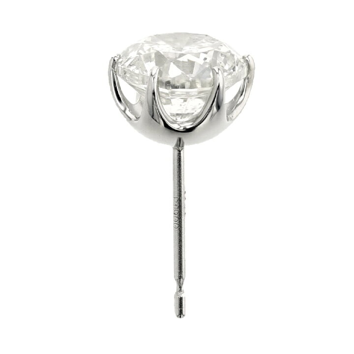 楽天市場】ダイヤモンド ピアス(片耳用) 1ct I I1 GOOD プラチナ Pt900 