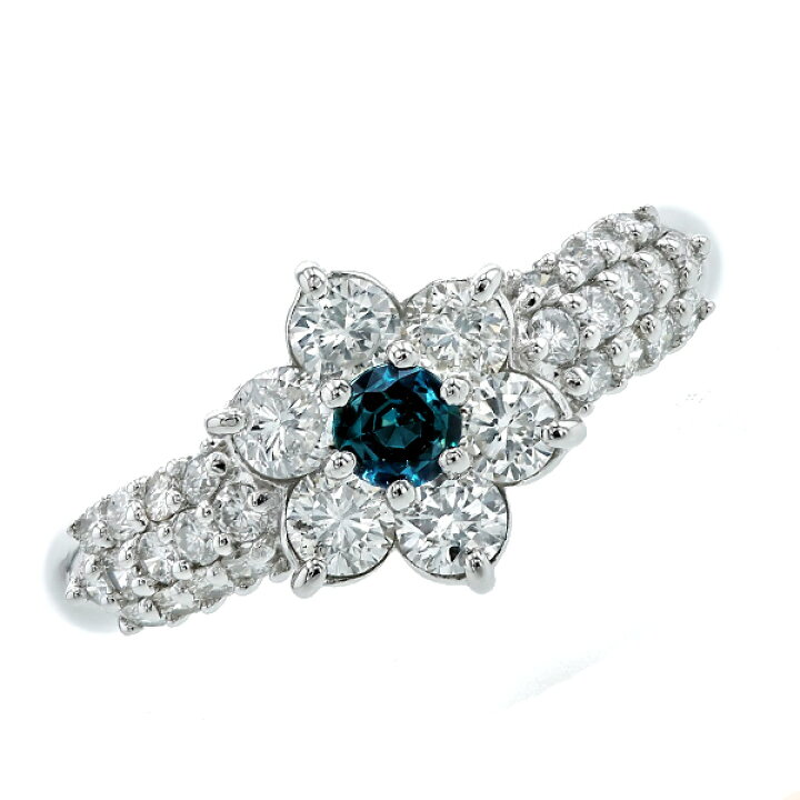 楽天市場】アレキサンドライト リング 0.142ct ラウンドミックスカット  