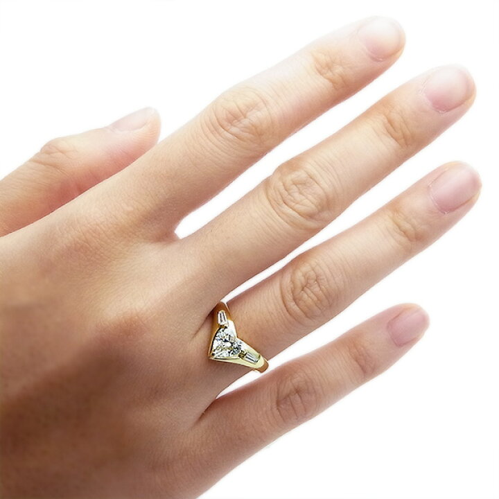 楽天市場】ダイヤモンド リング 0.873ct D SI1 ハートシェイプ 
