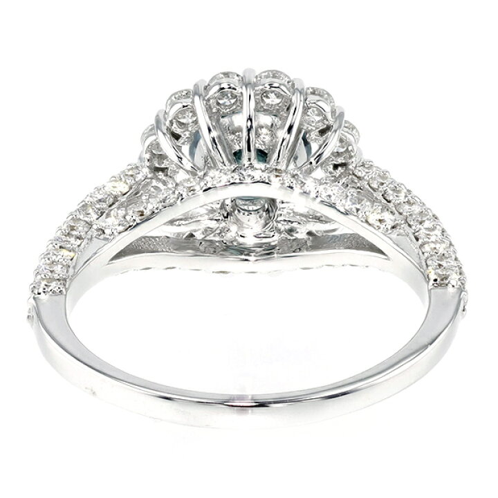 楽天市場】ブルーダイヤモンド リング 1.018ct FANCY DEEP GREEN BLUE 