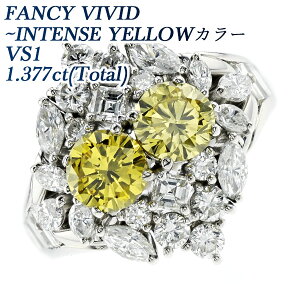 CG[_Ch O 1.377ct(Total) FANCY YELLOW`INTENSE YELLOW VS1 v`i 0.6ct 0.6Jbg 1ct 1Jbg Pt Pt900 w _ChO _CO _CAhO _CAO