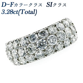 ダイヤモンド リング 3.28ct(Total) SIクラス-D～Fクラス-ラウンドブリリアントカット プラチナ 3カラット 3ct ダイヤモンドリング diamondring 指輪 ring diamond Pt900 Pt ダイヤリング 蜂の巣 ハニカム構造