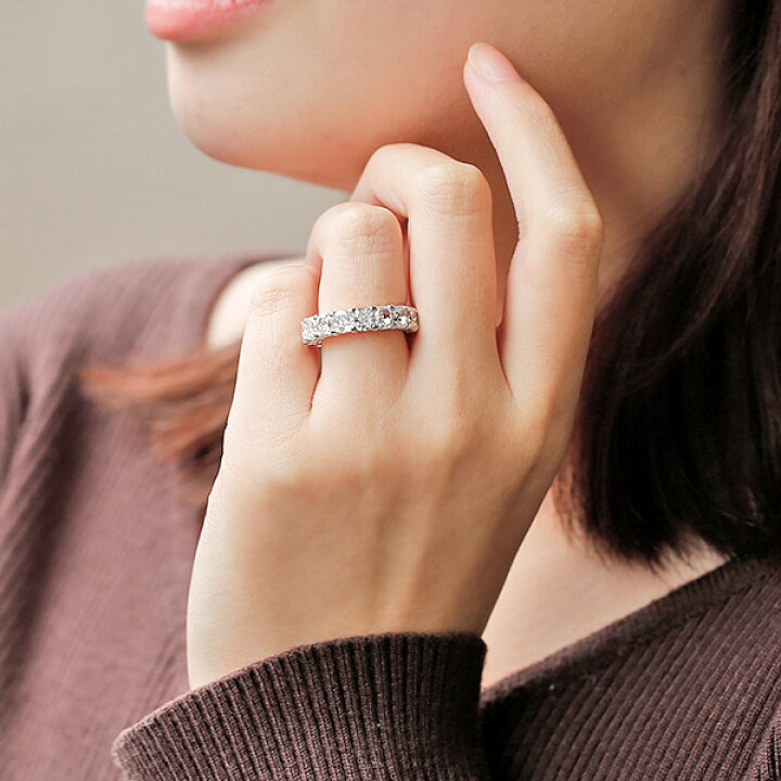 楽天市場】ダイヤモンド フルエタニティ リング 8.55ct(Total) D～J IF 