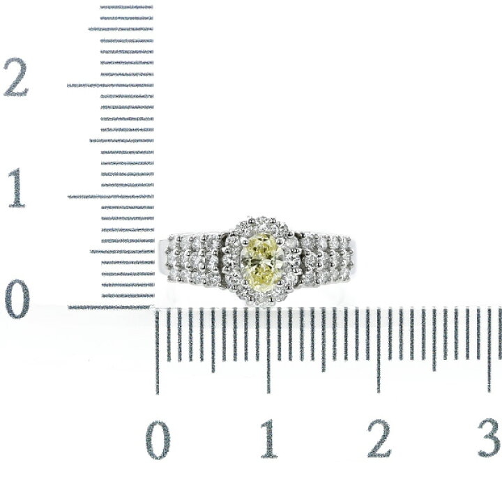 楽天市場】イエローダイヤモンド リング 0.305ct FANCY YELLOW I1 