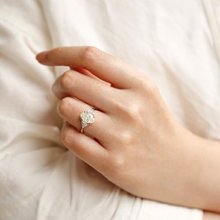 楽天市場】ダイヤモンド リング 2.200ct M I1 オーバルブリリアント 