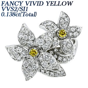 y10OFFz_Ch O 0.138ct(Total) FANCY VIVID YELLOW VVS2`SI1 Eh uAg Jbg K18WG 0.1ct 0.1Jbg _ChO _CO CG[_C t@V[CG[ 