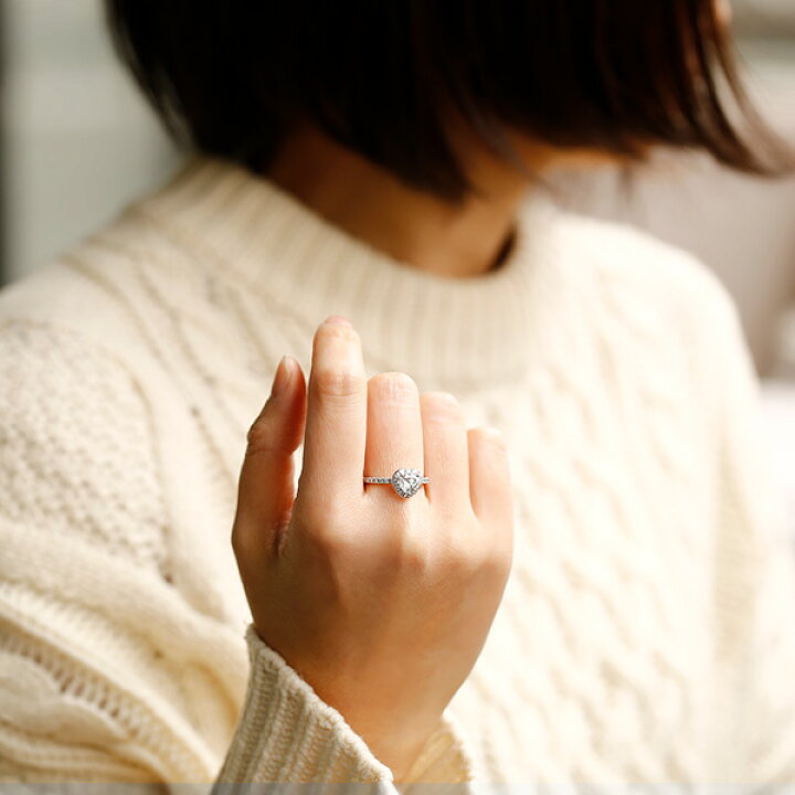 楽天市場】ダイヤモンド リング 1.001ct E SI1 ハートブリリアント 