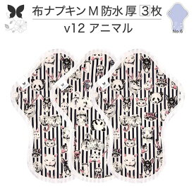 布ナプキン 昼用 特に多い日 過多月経 防水 厚手 M 尿もれ用 産後 3枚 セット 生理用品 生理用ショーツ 尿もれ 尿漏れ 吸水パット 尿ケア 軽失禁布 温活 妊活 防災 布 ナプキン 防水布入り 冷え 暖かい 防水布 子宮 を 温め グッズ 送料無料