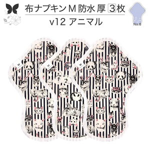 布ナプキン 昼用 特に多い日 過多月経 防水 厚手 M 尿もれ用 産後 3枚 セット 生理用品 生理用ショーツ 尿もれ 尿漏れ 吸水パット 尿ケア 軽失禁布 温活 妊活 防災 布 ナプキン 防水布入り 冷