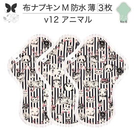 布ナプキン 昼用 ふつうの日 防水 尿もれ用 薄手 M 3枚 セット 尿もれ 尿漏れ 吸水パット 尿ケア 軽失禁ショーツ 軽失禁パンツ 生理用ショーツ 布 ナプキン ニット 生地 温活 妊活 防災 布 ナプキン 防水布入り 冷え 防水布 送料無料