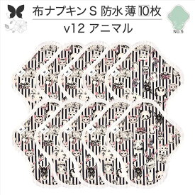 布ナプキン 昼用 軽い日 ふつうの日 多い日 尿もれ用 防水 薄型 S 10枚 セット 生理用品 生理用ショーツ 尿もれ 尿漏れ 吸水パット セット 温活 妊活 防災 布 ナプキン 防水布入り ニット生理 カイロ オーガニックコットン 送料無料