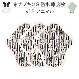 布ナプキン 昼用 軽い日 ふつうの日 多い日 尿もれ用 防水 薄型 S 3枚 セット 生理用品 生理用ショーツ 尿もれ 尿漏れ 吸水パット セット 温活 妊活 防災 布 ナプキン 防水布入り ニット生理 カイロ オーガニックコットン 送料無料