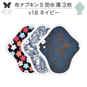 布ナプキン 昼用 軽い日 ふつうの日 多い日 尿もれ用 防水 薄型 S 3枚 セット 生理用品 生理用ショーツ 尿もれ 尿漏れ 吸水パット セット 温活 妊活 防災 布 ナプキン 防水布入り ニット生理