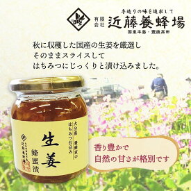 [近藤養蜂場] 生姜蜂蜜漬 280g