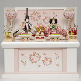 福仙　親王収納飾り「白桃香」