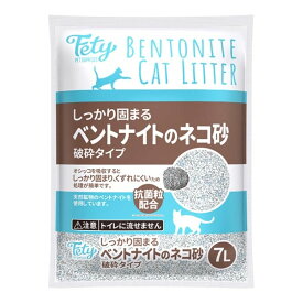 フェティ しっかり固まる ベントナイトのネコ砂 破砕タイプ 7L フェティ Fety イオントップバリュ