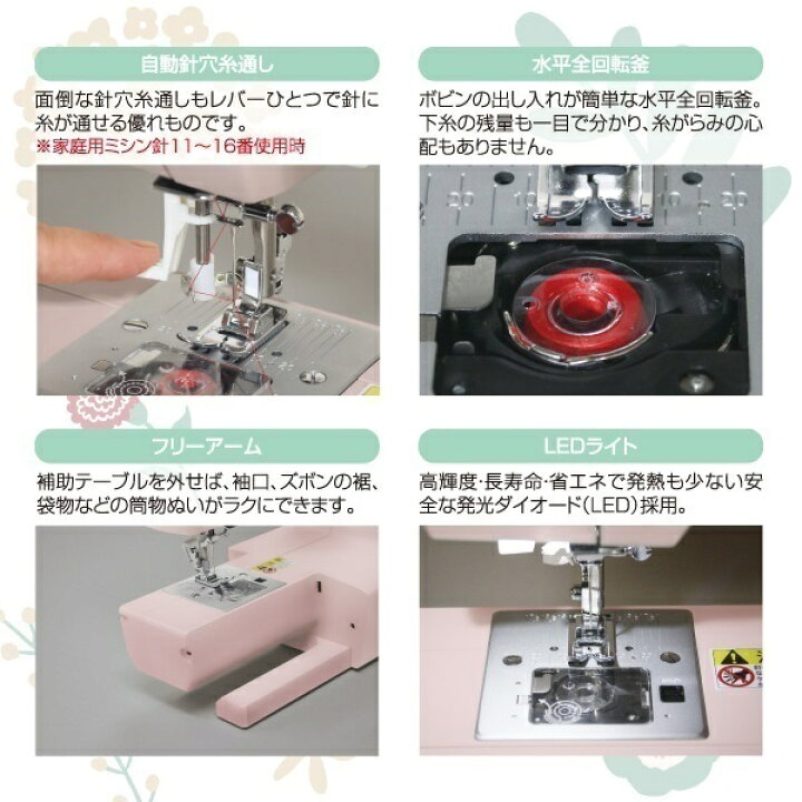 楽天市場】セール用 Dorothy 電動ミシン NSM-1/LP : イオンスタイル 