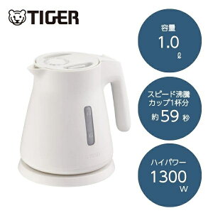 �^�C�K�[�@�d�C�P�g���@1.0L�@PCS-A100W �X�s�[�h���Ƃ� �J�b�v1�t ��59�b 1300W ��15.9×���s20.4×����20.1cm 0.88kg �Ɠd �L�b�`���Ɠd �d�C�|�b�g�E�P�g���E�R�[�q�[���[�J�[