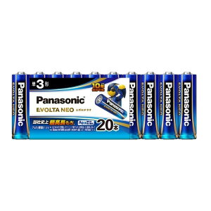 Panasonic�@�G�{���^�l�I�@�A���J�����d�r�@20�{�p�b�N �P3�` �P4�` LR6NJ/20SW LR03NJ/20SW ������ 10�N�ۑ��\ ���d�r 20�{ EVOLTA NEO �����G�݁E���p�i�E�L�b�`�� �d�r�E�d���E�u�����E�z�� �d�r