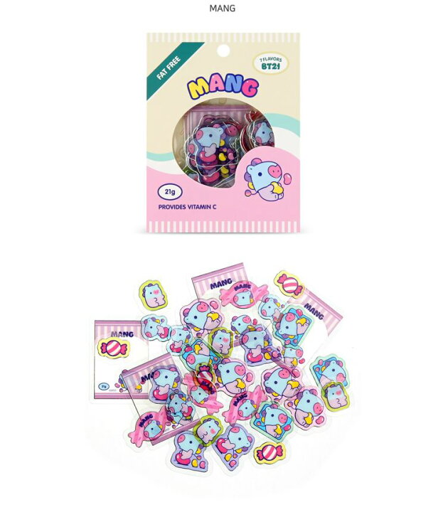 人気急上昇 Bt21 フレーク ステッカー Party 韓国 文具 文房具 シール かわいい 防弾少年団 Bts 公式 Shipsctc Org
