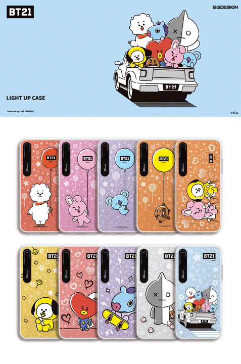 楽天市場】BT21 iPhone Hang Out Graphic Lighting Case【送料無料