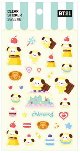 BT21 Clear Sticker SweetieyzNAXebJ[XEB[gB[ BTS heNc BT21 ObY  K-POP ؍ XebJ[ V[ NAXebJ[ ^^ `~[ NbL[ RJ } R V