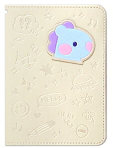 BT21 minini Leather Patch Passport Cover【送料無料】パスポートケース BT21グッズ 公式グッズ 公式 グッズ 旅行 旅行グッズ レザー シンプル キャラクター タタ チミー クッキー RJ コヤ マン シュッキ