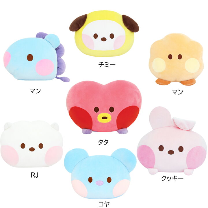 楽天市場】BT21 minini Round Cushion【送料無料】mininiラウンド BT21クッション