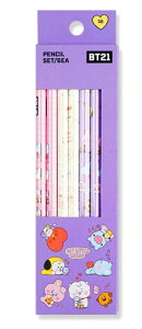 BT21 6PCS Pencil Little BuddyyzBTSObY M ҂ LN^[M 6 2Bc Ki 킢 Mtg v[g LN^[ CtY o^ lC ؗ a 
