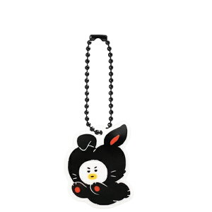 BT21 Acylic Simple Keyring Black Rabbit�y���������z�A�N�����L�[�����O�u���b�N���r�b�g BTS�����O�b�Y �A�N�����L�[�����O�~�j�j �L�[�z���_�[ �A�N�����f�� �L�[�`���[�� �L�[�`�F�[�� �X�}�[�g�L