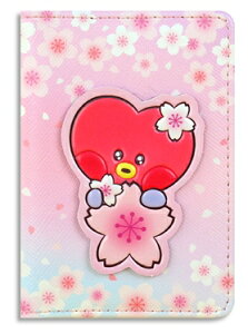 yCard CasezBT21 Leather Patch Card Case CherryBlossomyz`F[ubTU[pb`J[hP[X BT21 BTSObY J[hz J[h|Pbg  ICJ[h  pXP[X J