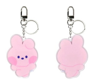 BT21 minini Big Acrylic Keyring�y���������z�~�j�j�r�b�O�A�N�����L�[�����O BTS�����O�b�Y �A�N�����L�[�����O�~�j�j �L�[�z���_�[ �A�N�����f�� �L�[�`���[�� �L�[�`�F�[�� �X�}�[�g�L�[ �`���[