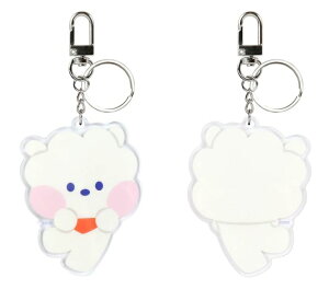 BT21 minini Big Acrylic Keyring�y���������z�~�j�j�r�b�O�A�N�����L�[�����O BTS�����O�b�Y �A�N�����L�[�����O�~�j�j �L�[�z���_�[ �A�N�����f�� �L�[�`���[�� �L�[�`�F�[�� �X�}�[�g�L�[ �`���[