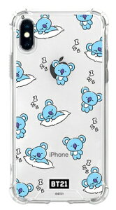 BT21 HANGOUT PATTERN CLEAR SLIM BUMPER CASEyzBTSObY iPhoneP[X X}zJo[ X}zP[X gуJo[ ACtHP[X NA[[P[X h~ [[P[X Ki 킢