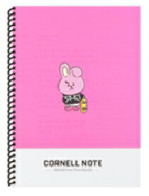 BT21 Cornell-Style Notebook【送料無料】BTS公式グッズ コーネルノート 罫線 リングノート 使いやすい 受験 かわいい 学生 学校 BTS 防弾少年団 デコ K-POP 韓国 防弾少年団 TATA CHIMMY COOKY RJ SHOOKY KOYA MANG 塾 受験生 新学期 韓流 持ちやすい 正規品 プレゼント