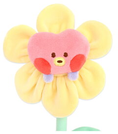 BT21 minini Flower Deco Holder【送料無料】mininiフラワーデコホルダー BT公式グッズ カーテン絞り キャラクターフラワー 可愛い かばんアクセサリー 防弾少年団 公式 bt21 ギフト キャラクター 公式グッズ タタ チミー クッキー RJ マン コヤ シュッキー インテリア 飾り