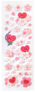 BT21 Hologram Sticker Cherry BlossomyzBTSObY BT21 zOXeBbJ[ `F[ubT V[ fR[V fRXebJ[ X}zfR ՂcȂ XebJ[ oC
