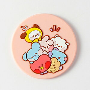 BT21 Silicone Hand Mirror minini�y���������zBTS�����O�b�Y �� ������ �����₷�� �y�� ���K�i �w�� �n���h�~���[ �~���[ �����^�� �֗� ���킢�� ������� �v���[���g �a���� �M�t�g ���ǂ��̓� �؍�