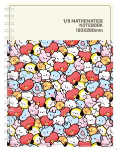 BT21 1/8 Mathematics Note mininiyzBTSObY wm[g wm[g  wZ m g₷ r lC BTS heNc  킢  wZ  [ v[g a L