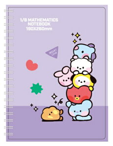 BT21 1/8 Mathematics Note minini�y���������zBTS�����O�b�Y ���w�m�[�g ���w�m�[�g ���� �w�Z �m �g���₷�� �r�� �l�C BTS �h�e���N�c ���� ���킢�� ���� �w�Z ������� ���[�� �v���[���g �a���� �L