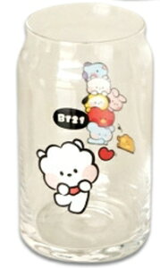 BT21 minini Glass Cup�y���������zBTS�����O�b�Y �O���X�}�O �}�O�J�b�v �O���X �R�b�v �L�����N�^�[ ���� �M�t�g �v���[���g 490ml �����F �z�[���J�t�F �o���^�� �a���� �L�O�� ���y�Y �؍� TATA C