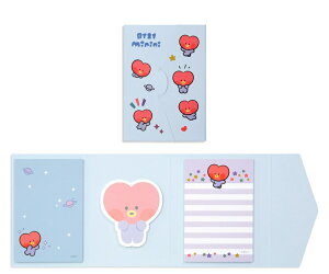 BT21 minini Sticky MemoySzBT21 ӂ t ObY [  Jtt  ObY ؍ TATA CHIMMY COOKY RJ SHOOKY MANG KOYA 킢  [ ֗ wZ |XgCbg  m[g