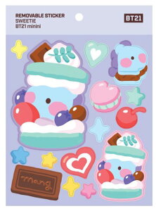 BT21 Removable Sticker SweetieyzBTSObY [o[uXebJ[XEB[eB XebJ[ V[ fR[V fRXebJ[ X}zfR ՂcȂ GA|bYfR _C