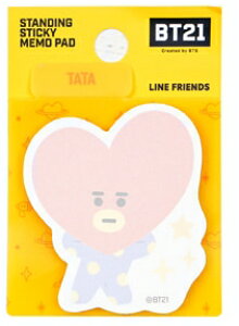 BT21 Standing Sticky MemopadyzObY  t  g₷ ɂ heNc o^Nc BTS JCC NbL[ ^^ `~[ lC LN^[ BABY xr[ ؍