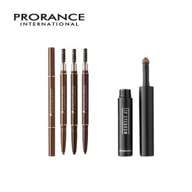 【アイブロウセット】PRORANCE プロランス オート アイブロウペンシル & チップ アイブロウ ｜ 韓国 コスメ アイブロウ 眉メイク パウダー ペンシル ナチュラル ブラウン 初心者